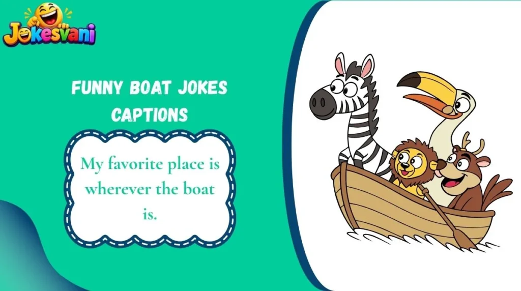 Funny Boat Jokes Captions