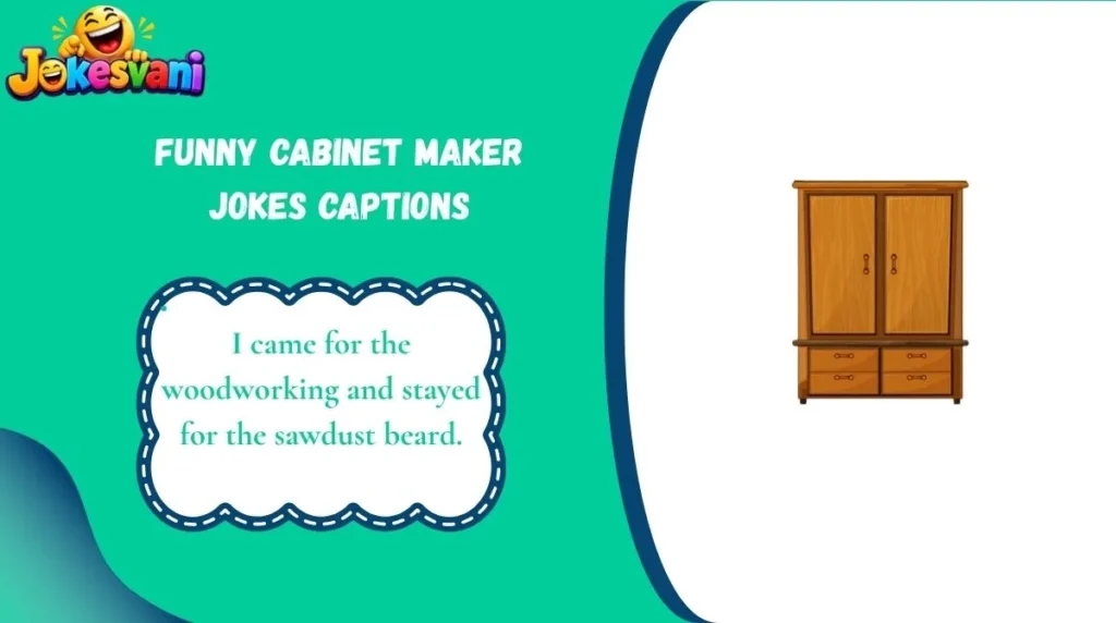 Funny Cabinet Maker Jokes Captions
