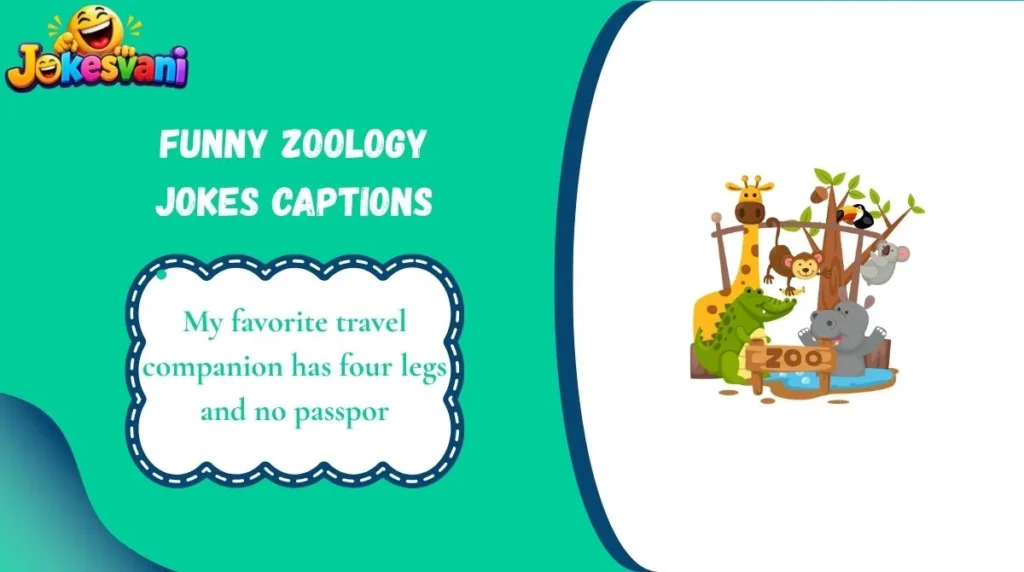 Funny zoology jokes caption