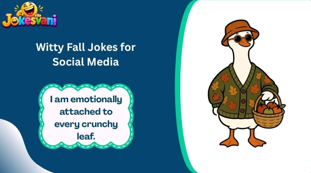 Witty Fall Jokes for Social Media