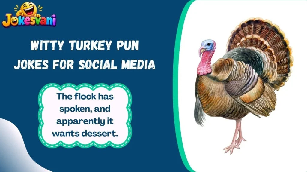 Witty Turkey Pun Jokes for Social Media