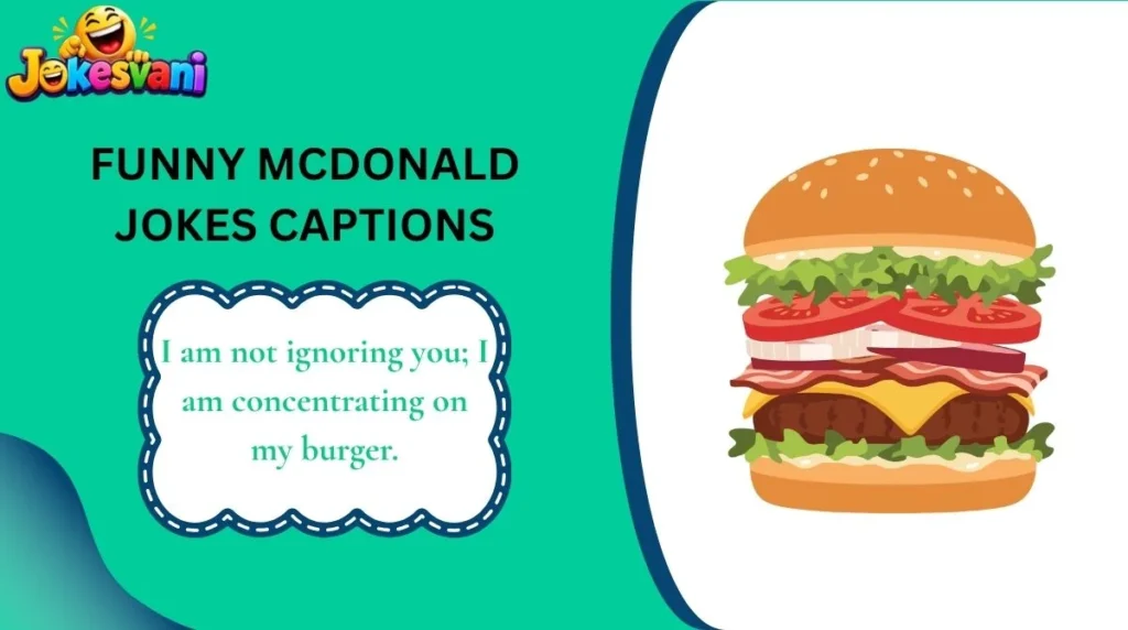 Funny McDonald Jokes Captions