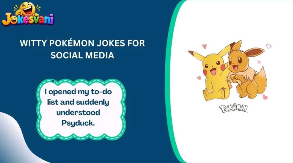 Witty Pokémon Jokes for Social Media